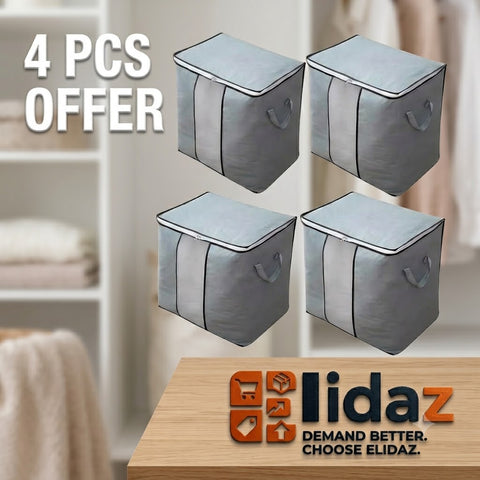 Buy 1 Get 3 Free Offer - 4pcs Foldable Storage Bags Organizers