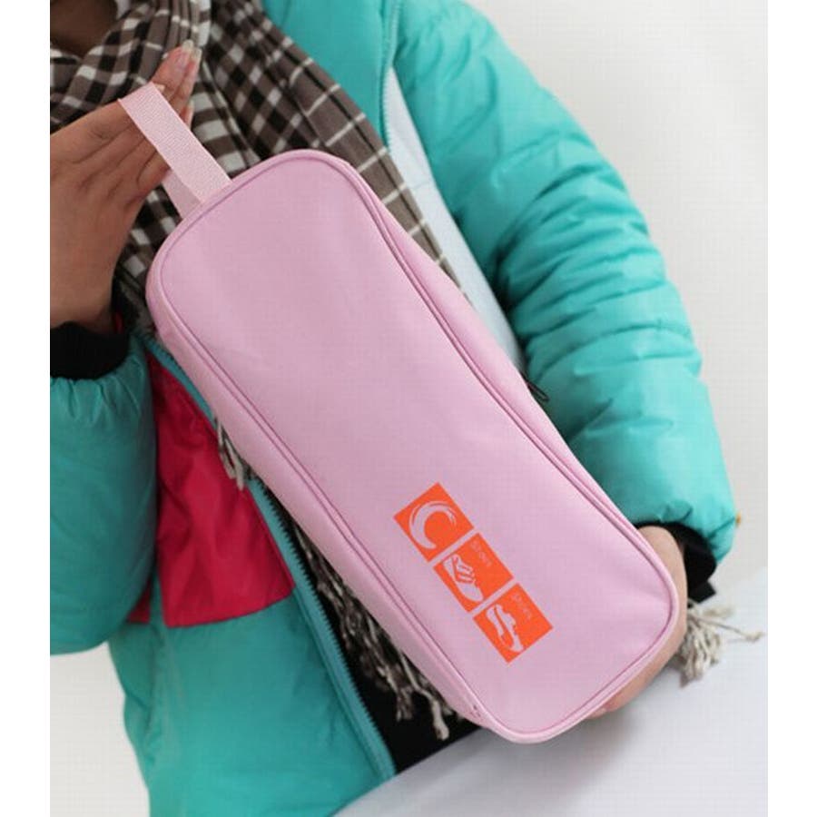 Portable Travel Storage Bag Shoes Organizer (Random Color)