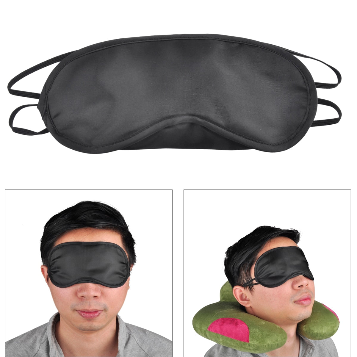 Buy 1 Pair, Get 1 Pair FREE!  SLEEP MASK NATURAL SLEEPING EYE MASK EYESHADE COVER  ( 4pcs)