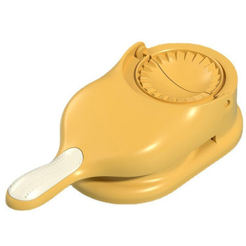 Pack of 2 2-in-1 Dumpling Wrapper Tool Food Grade Manual Dumpling Wrapper Mold Labor-Saving Baking Pastry Home Kitchen Gadget (Random Color)without box
