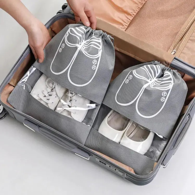Shoe Storage Bag Dust-proof Waterproof Transparent | Organizer For Travel - 10 Pcs / 20 Pcs
