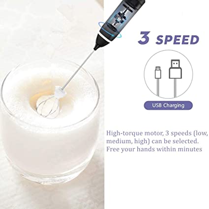 Rechargeable Electric Egg Beater and Coffee Mixer