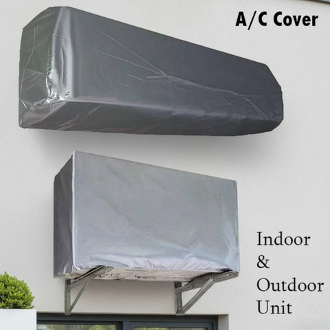 Waterproof Split AC Cover Set (Inner + Outer) – Universal Size for 1 Ton,  and 2 Ton