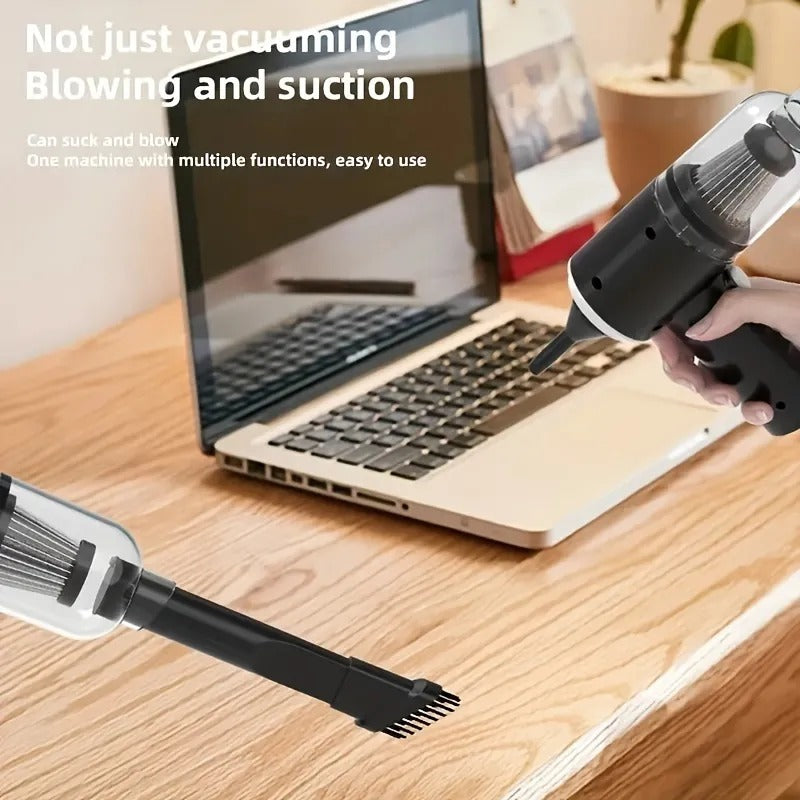 3-in-1 Portable Wireless Vacuum Cleaner - Handheld, Powerful Suction for Car, Home, Office & Everyday Quick Cleaning