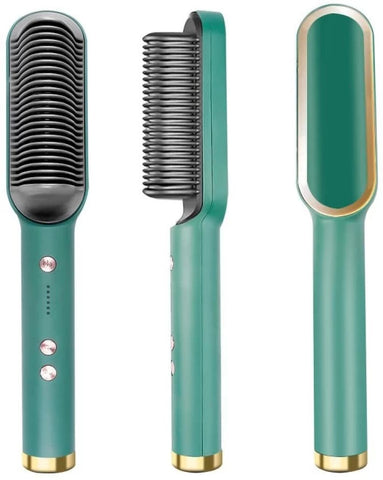 Hair Straightener Brush | 6 Temp Modes Fast Heating Comb