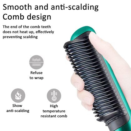 Hair Straightener Brush | 6 Temp Modes Fast Heating Comb