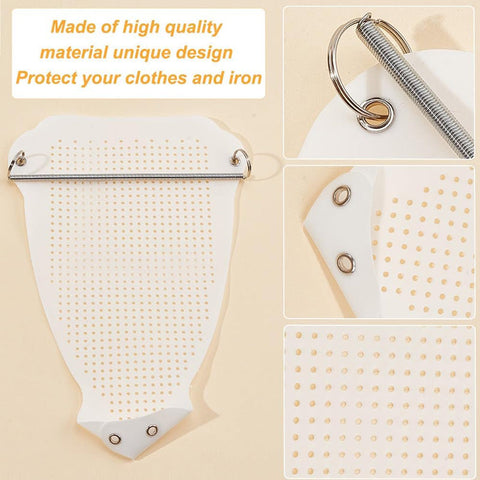 EXCLUSIVE MEGA DEAL: BUY 1, GET 1 FREE!  Iron Cover Protector | Non Stick Garments Care Cover For Iron | Heat Resistant Ironing Shoe for Clothes Protection