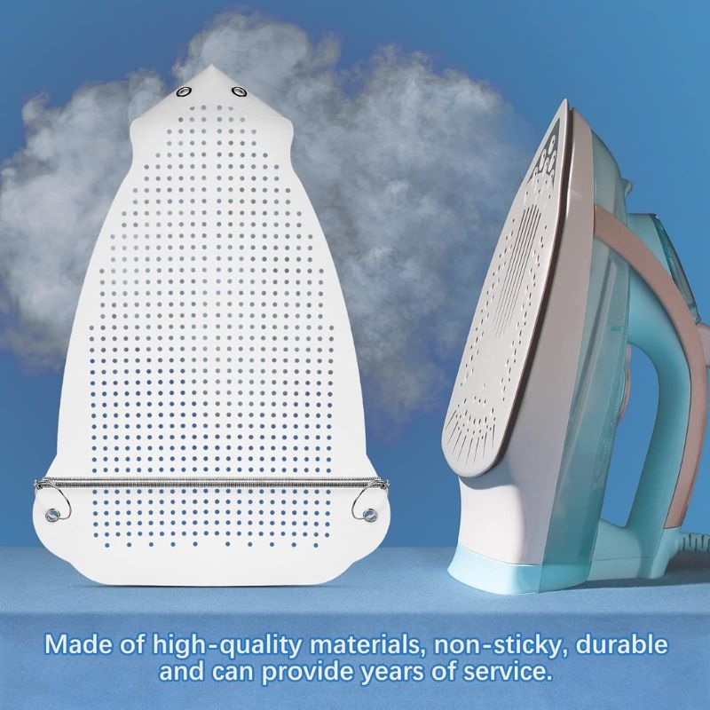 EXCLUSIVE MEGA DEAL: BUY 1, GET 1 FREE!  Iron Cover Protector | Non Stick Garments Care Cover For Iron | Heat Resistant Ironing Shoe for Clothes Protection