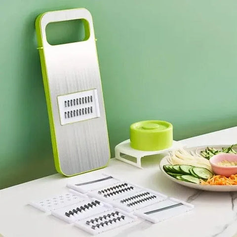 5in1 Vegetable Cutter | Multifunctional Stainless Steel Vegetable Cutter & Slicer