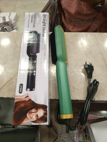 Hair Straightener Brush | 6 Temp Modes Fast Heating Comb