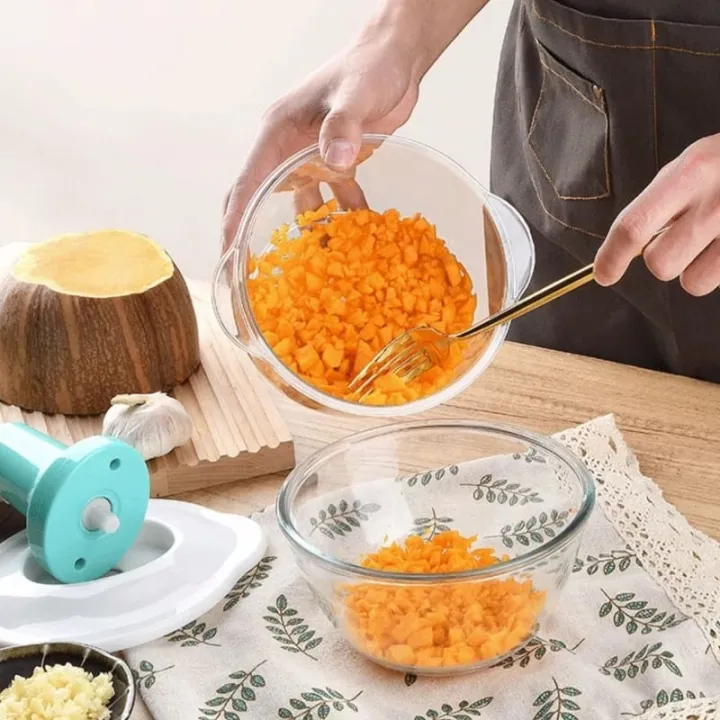 hand Press Manual Push Chopper For Kitchen Use | Food Chopper Multipurpose | 1.5L Push Chopper