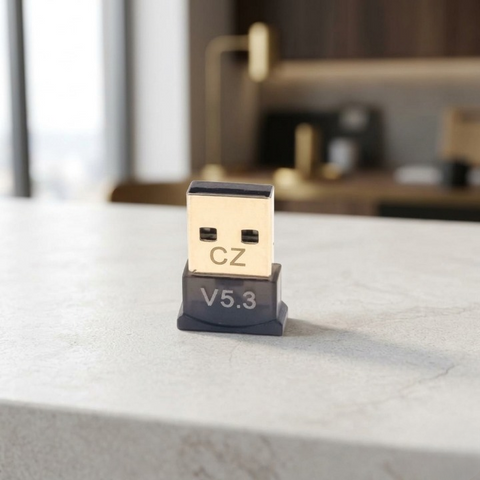 USB Bluetooth 5.3 Adapter for PC – Long-Range Wireless Dongle for Headphones, Keyboards & Controllers