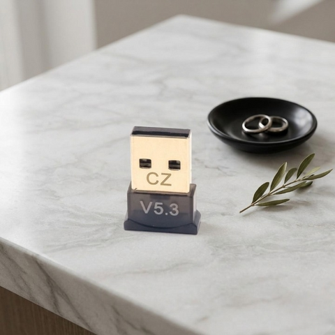USB Bluetooth 5.3 Adapter for PC – Long-Range Wireless Dongle for Headphones, Keyboards & Controllers