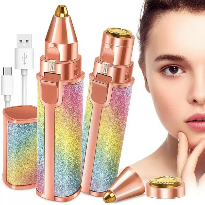 Flawless Brows™ 2-in-1 Rechargeable Eyebrow & Facial Hair Remover
