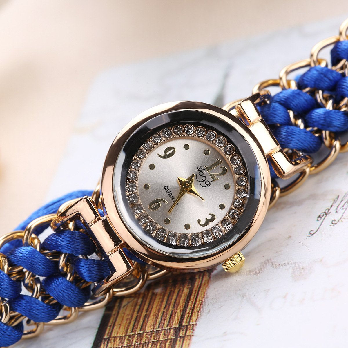 Buy 1 Get 2 Free offer - Pack Of 3 Luxury Stylish Girls Analog  Bracelet Rope Watch -