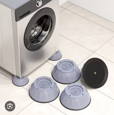 Washing Machine Anti-Vibration Pads (Set of 4) – Non-Slip Shock Absorbing Feet Covers