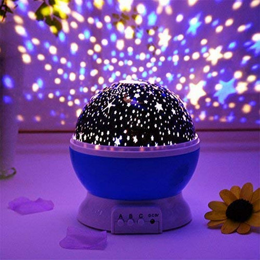 Star Master Rotating LED Night Light Projector – Transform Your Bedroom into a Galaxy