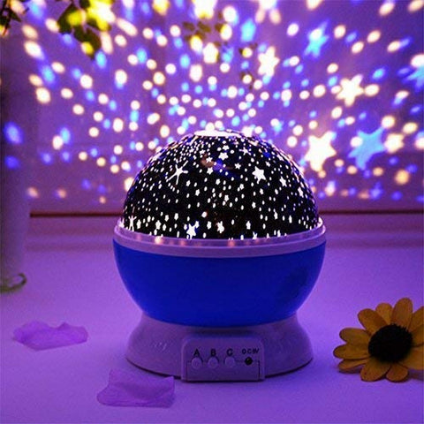 Star Master Rotating LED Night Light Projector – Transform Your Bedroom into a Galaxy