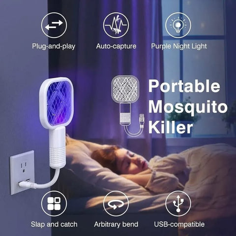 USB Electric Mosquito Racket Fly Killer