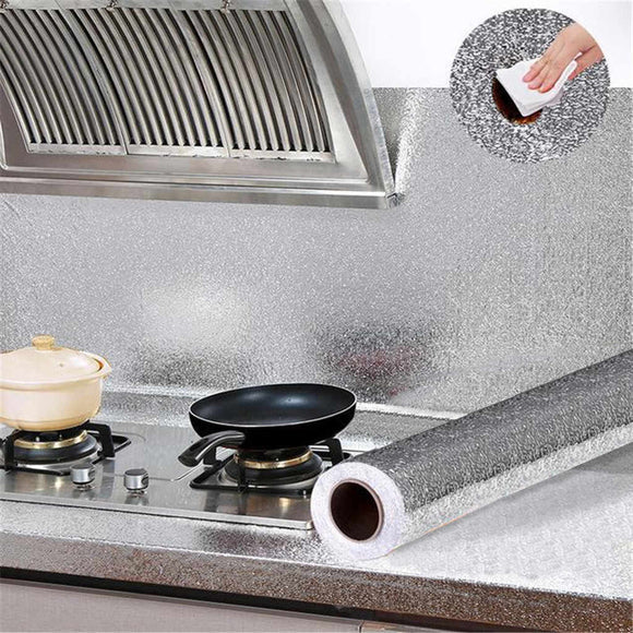Waterproof Self-Adhesive PVC Wallpaper for Furniture Walls | Silver Foil | Marble Sheet Sticker 40x200cm |