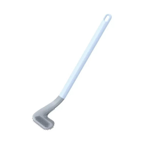 360° Golf Head Silicone Toilet Brush – Flexible Long-Handle Deep Cleaner