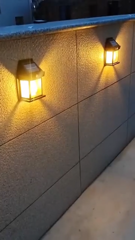 Solar Interaction Wall Lamp (Model 888) — Smart, Solar-Powered Outdoor Security