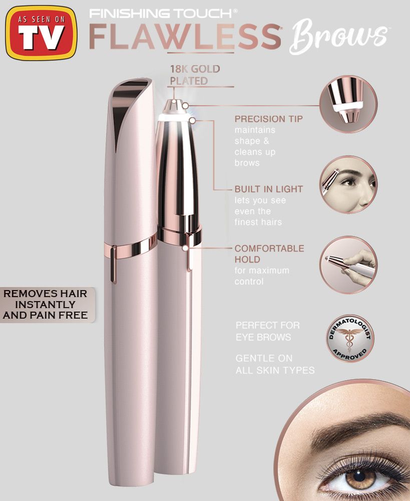 Flawless Brows Eyebrow Hair Remover Machine