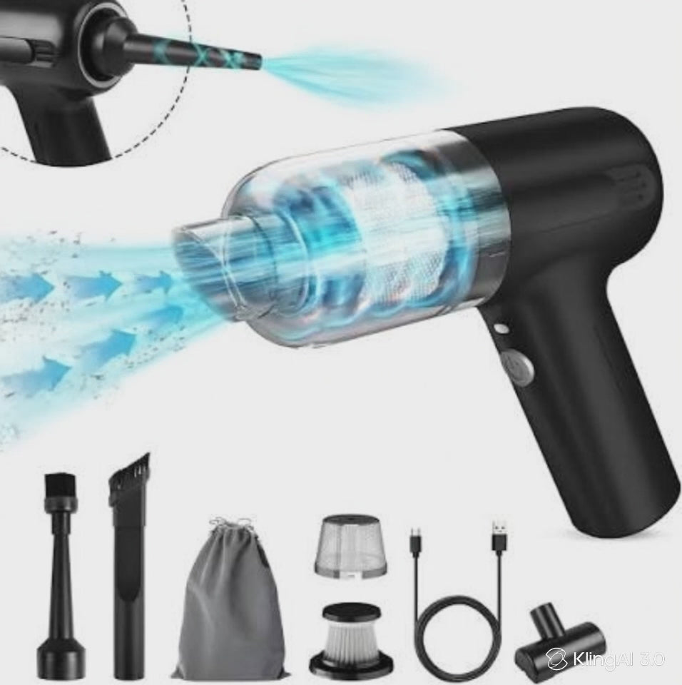 3-in-1 Portable Wireless Vacuum Cleaner - Handheld, Powerful Suction for Car, Home, Office & Everyday Quick Cleaning